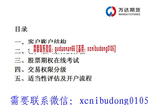 ETF期权实战训练营